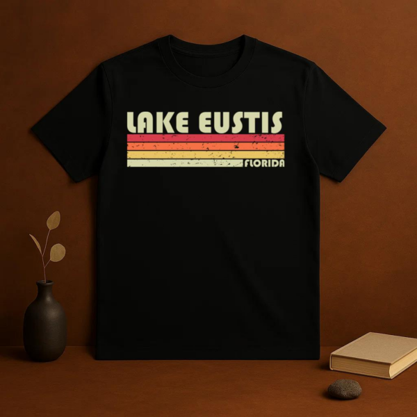Lake Eustis Fishing Camping T-Shirt - Image 3