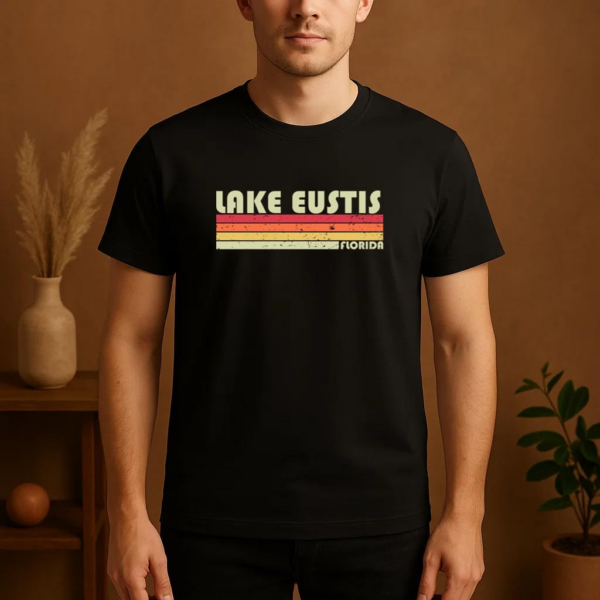 Lake Eustis Fishing Camping T-Shirt - Image 4