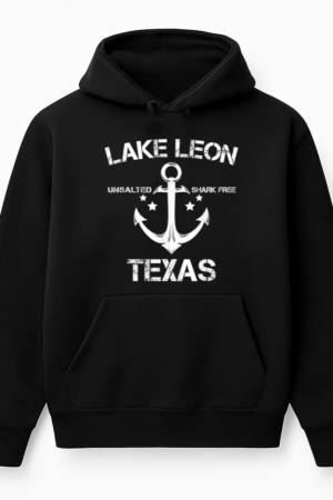 Lake Leon Texas Fishing Camping Hoodie