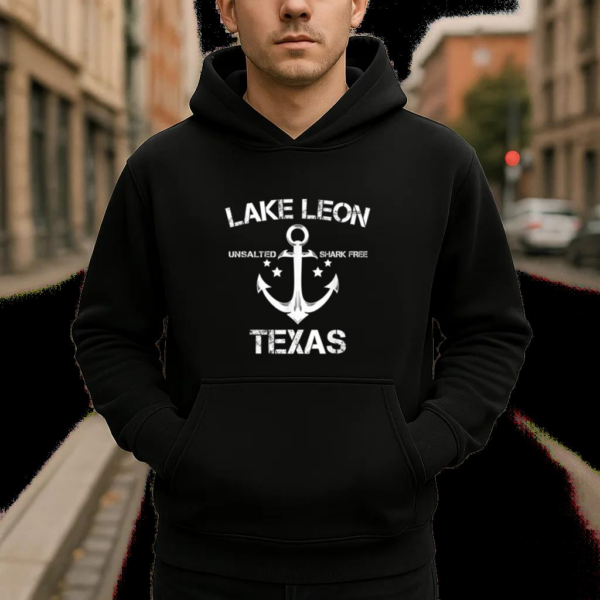 Lake Leon Texas Fishing Camping Hoodie - Image 4