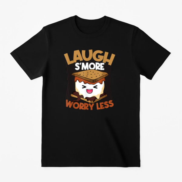 Laugh S more Worry Less Camping T-Shirt