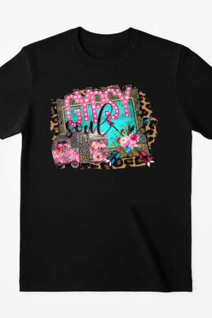 Leopard Camper RV Camping T-Shirt