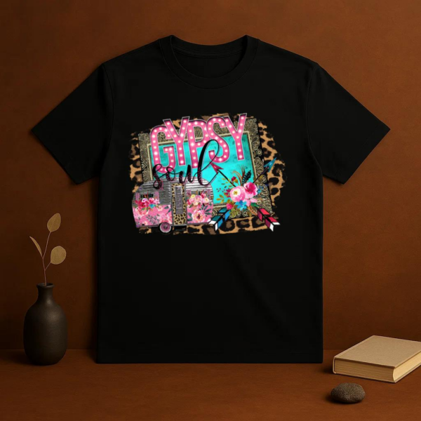 Leopard Camper RV Camping T-Shirt - Image 3