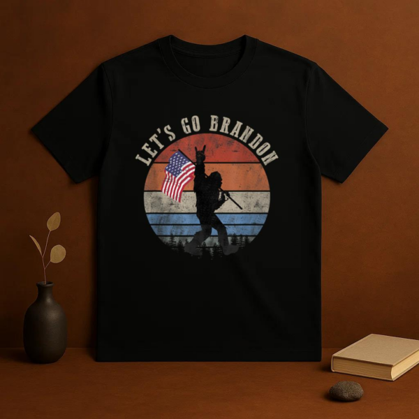 Let s Go Brandon Camping T-Shirt - Image 3