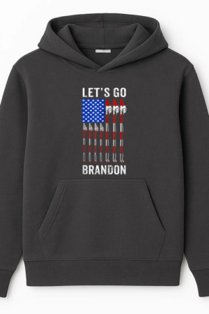 Let_s Go Brandon American USA Flag Fishing Pole Hoodie