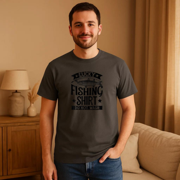 Lucky Fishing Shirt Do Not Wash T-Shirt - Image 2