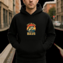 Man Joyful Minimal Fishing Hoodie