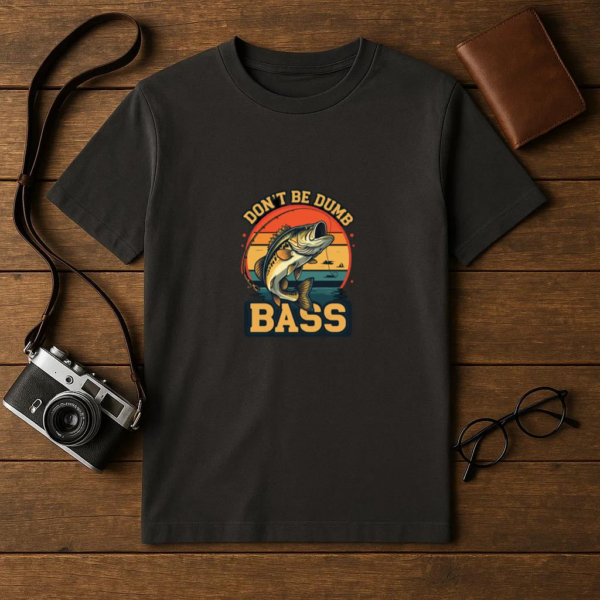 Man Joyful Minimal Fishing T-Shirt - Image 4
