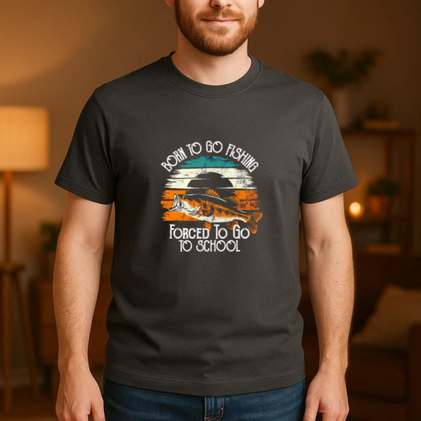 Man Joyful Modern Fishing T-Shirt - Image 3