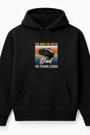man myth dad fishing legend Hoodie