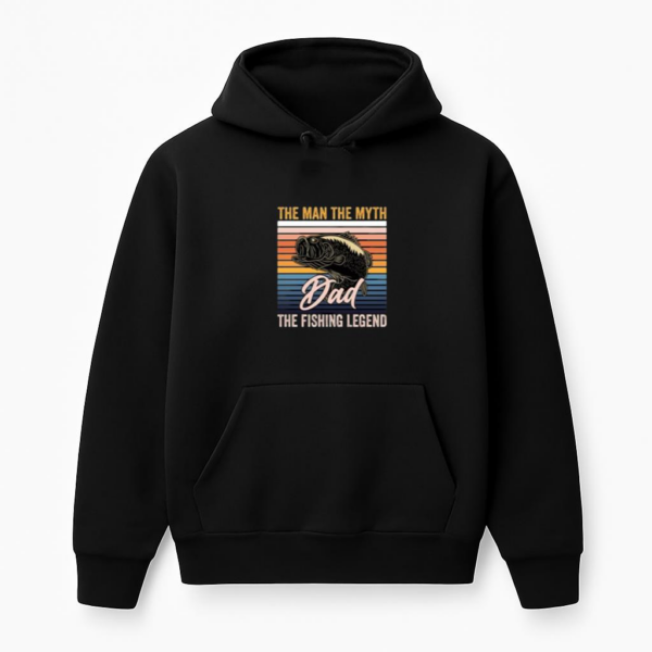 man myth dad fishing legend Hoodie
