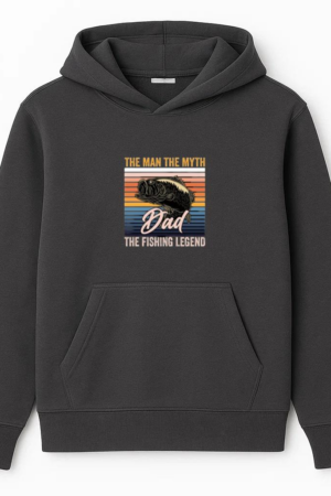man myth dad fishing legend Hoodie