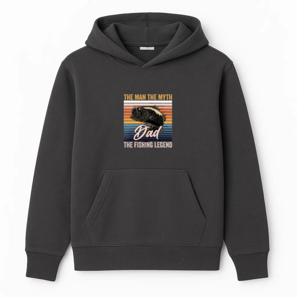 man myth dad fishing legend Hoodie