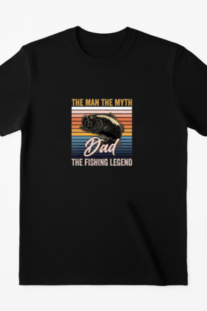 man myth dad fishing legend T-Shirt
