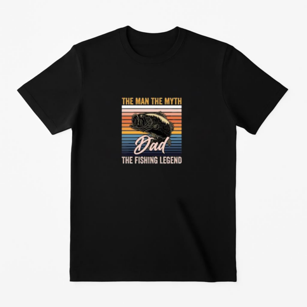 man myth dad fishing legend T-Shirt