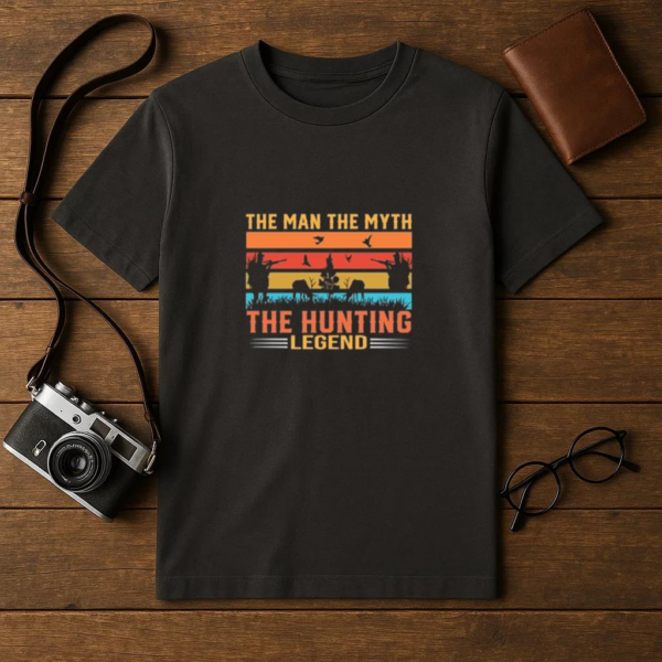 man myth hunting legendhunting tshirt T-Shirt - Image 4
