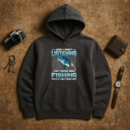 Man Peaceful Cartoon Fishing Hoodie