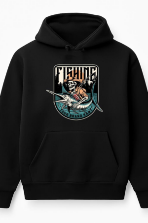 Man Peaceful Vintage Fishing Hoodie