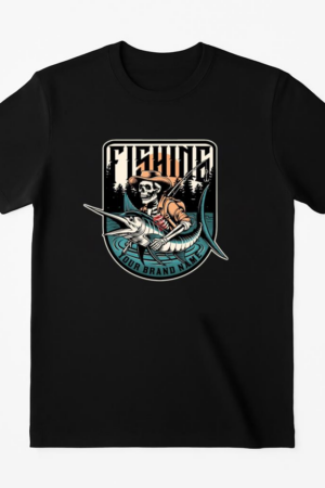 Man Peaceful Vintage Fishing T-Shirt