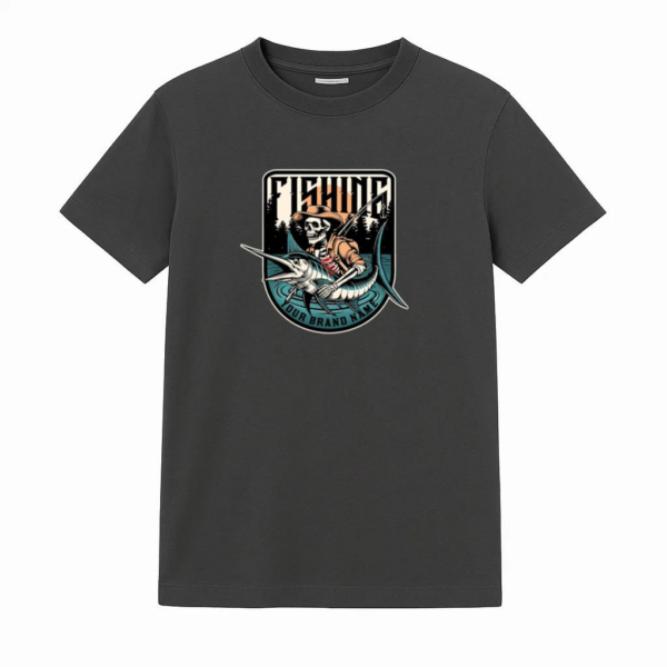 Man Peaceful Vintage Fishing T-Shirt