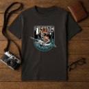 Man Peaceful Vintage Fishing T-Shirt
