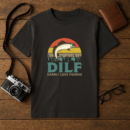 Man Relaxed Cartoon Fishing T-Shirt