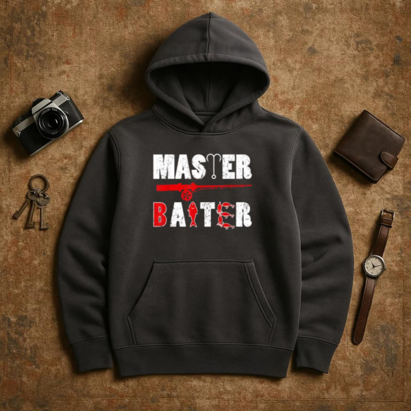 Master Baiter Funny Fishing Fisherman Hoodie - Image 3