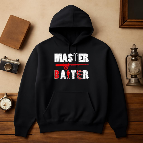 Master Baiter Funny Fishing Fisherman Hoodie - Image 3