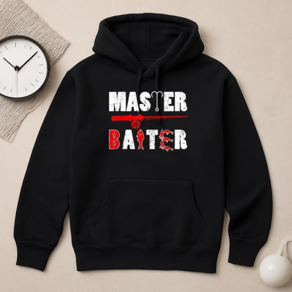 Master Baiter Funny Fishing Fisherman Hoodie - Image 2