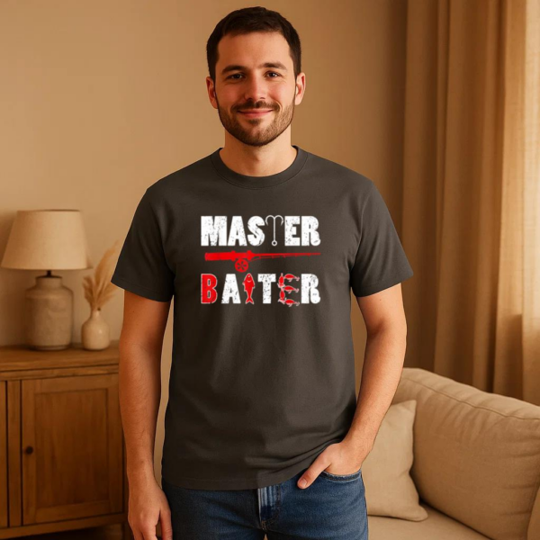 Master Baiter Funny Fishing Fisherman T-Shirt - Image 2