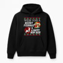 Merry Fishmas And Happy New Deer Hoodie
