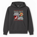 Merry Fishmas And Happy New Deer Hoodie