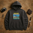 never old man fishing rod Hoodie