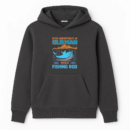 never underestimate old man fishing Hoodie