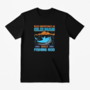 never underestimate old man fishing T-Shirt