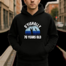 Ofishally 70 Years Old Fishing Hoodie