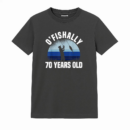 Ofishally 70 Years Old Fishing T-Shirt