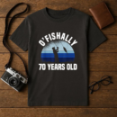 Ofishally 70 Years Old Fishing T-Shirt