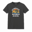 Ofishally Retired Fishing T-Shirt