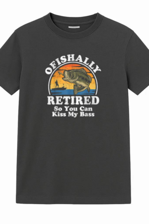 Ofishally Retired Fishing T-Shirt
