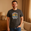 Ofishally Retired Fishing T-Shirt