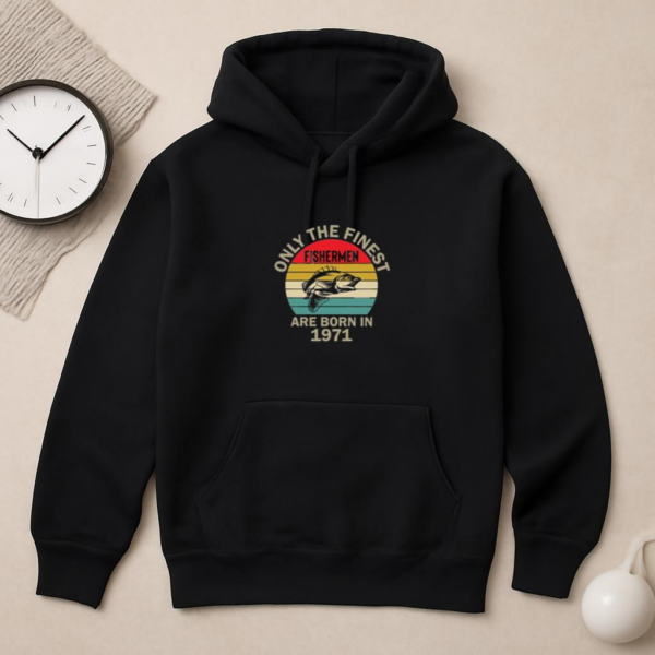 only finest fishermen born Hoodie - Image 2