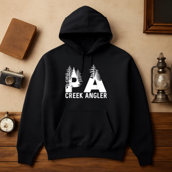 PA Creek Angler Pennsylvania Fly Fishing Hoodie - Image 3