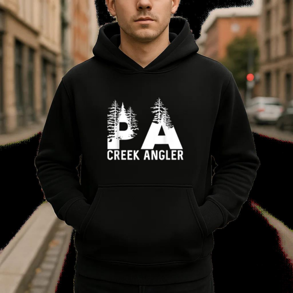 PA Creek Angler Pennsylvania Fly Fishing Hoodie - Image 4
