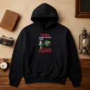 papa man math fishing legend Hoodie
