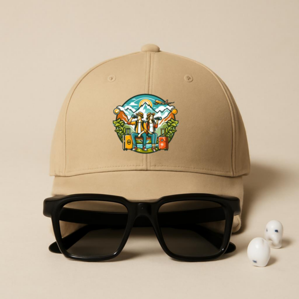 Pure Glowing Travelling Camping Cotton Baseball Hat - Image 4