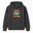 rather be fishing retro tshirt Hoodie