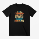 rather be fishing retro tshirt T-Shirt