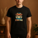 rather be fishing retro tshirt T-Shirt