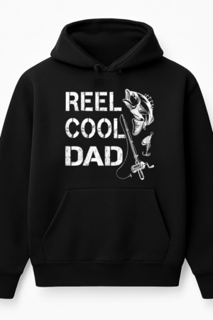 Reel Cool Dad Fishing Daddy Hoodie